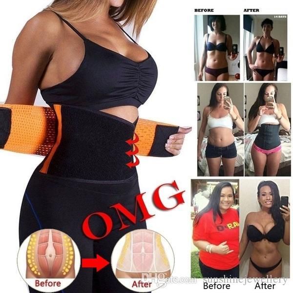 

fashion xtreme belt power slimming belt body shaper waist trainer trimmer sport gym suana sweating fat burning slimming, Black;white