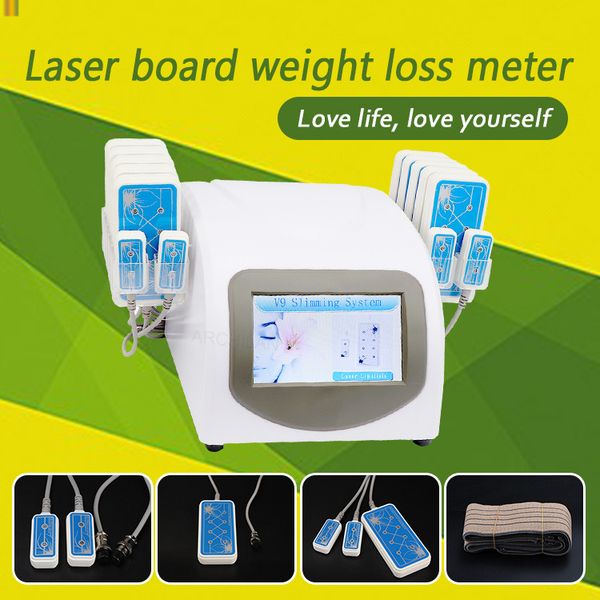 

promoti diode lipo laser lllt lipolysis 14 pads body slimming weight fat dissolve with 650nm