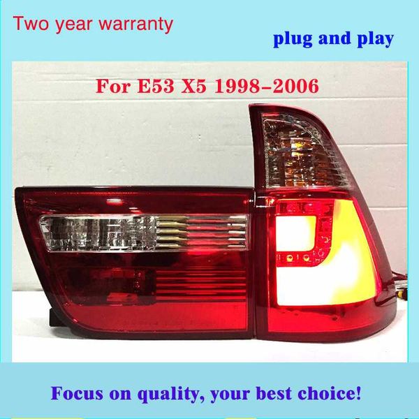 

car styling rear lamp for x5 e53 led tail light rear lamp 1998-2006 year drl+brake +reverse