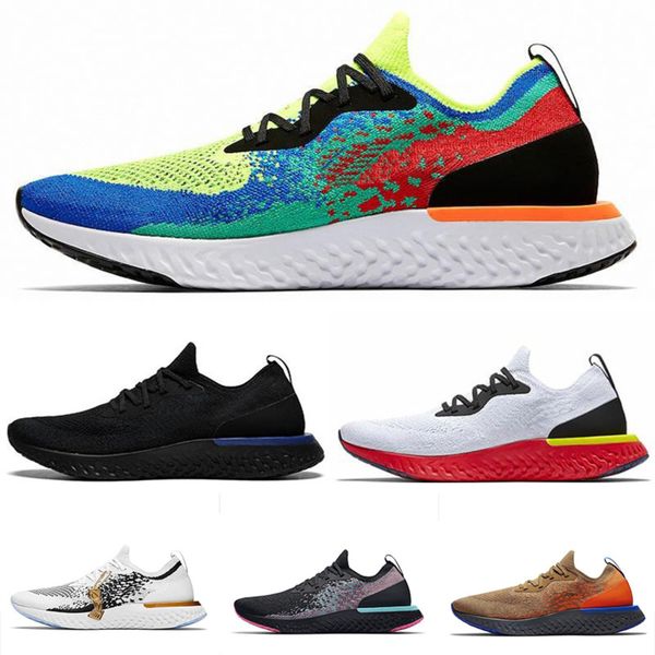 

new 2019 be ture react knit fly men women running shoes blue white olive black athletic casual sports mens trainers chaussures sneakers