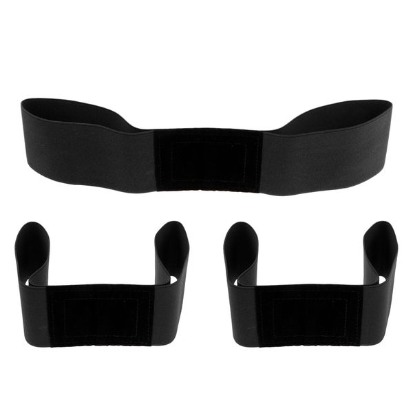 

3 pcs lightweight sports golf swing practice arm band fits right/left hand player