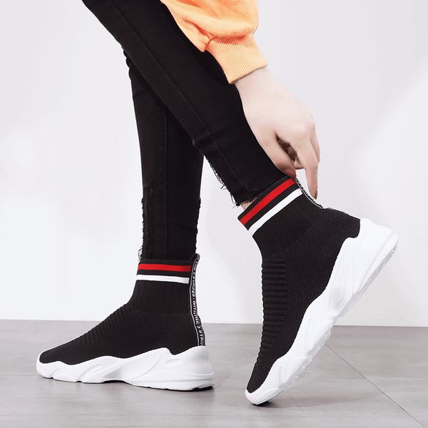 

fashion women socks sneakers light walking high athletic boots running shoes woman new trend autumn comfortable sport shoes