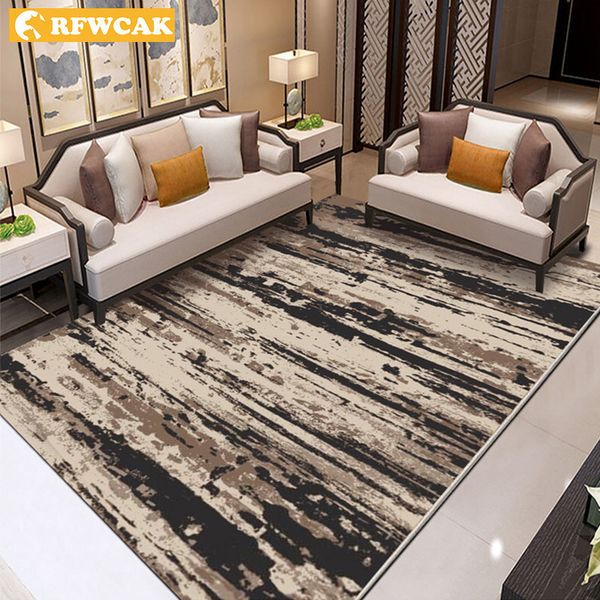 

rfwcak abstract ink painting carpet for living room bedroom anti-slip large rug floor mat fashion kitchen carpets area rugs