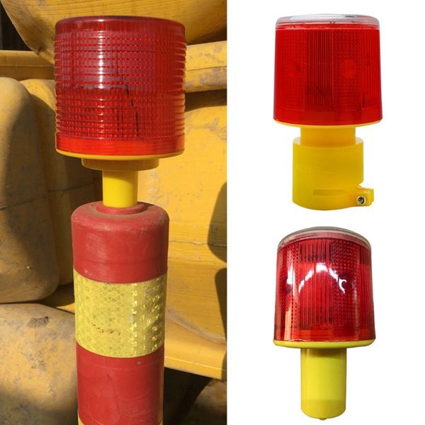 

solar energy warning lights powered led strobe car security flashing flicker beacon road light plastic convenient