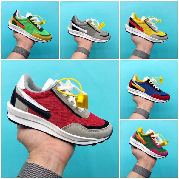 kids waffle running shoes