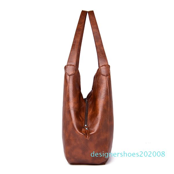 

2020 новых женских сумки из мягкой кожи одного плеча мешка с высокой пропускной способностью мода креста тело корейской повелительница d08