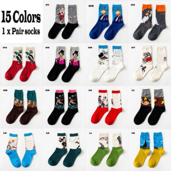 

new arrival comfortable casual cotton fashion new trendy novelty socks kid boy mural art socks graffiti unisex sock paintings, Pink;yellow