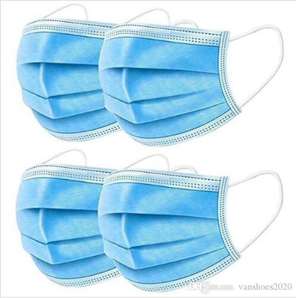 

face masks anti-dust and flu, smoke and allergies 3 layers proof mask facial protective cover masks man woman kids mask