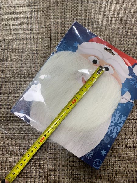 

christmas santa white fake beard santa claus beard mustache whiskers fancy dress xmas cosplay party stage performance prop dbc vt0742
