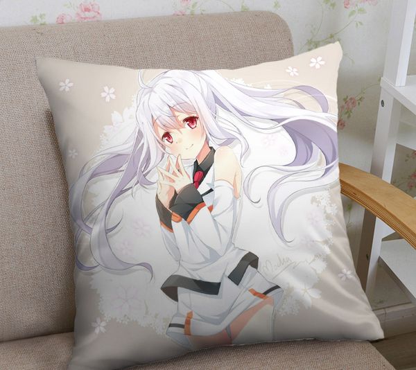

new home textile two sided square throw pillow cover cases anime plastic memories dakimakura pillowslip pillow case