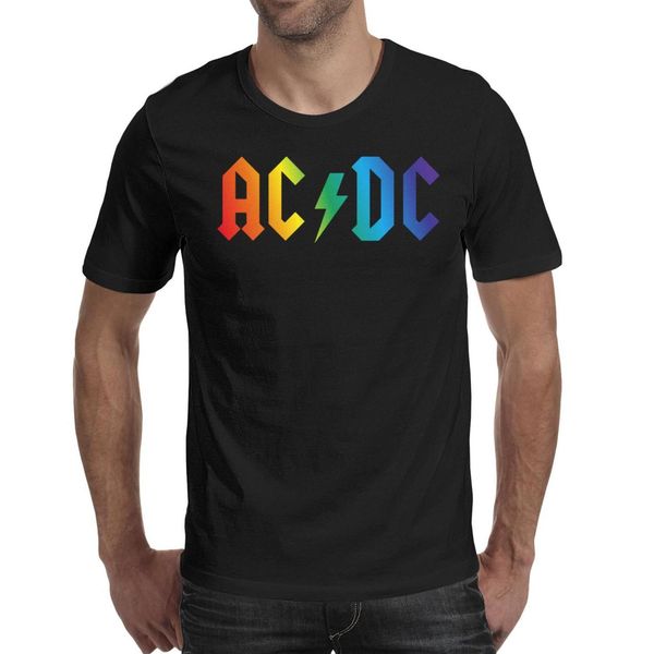 

acdc back in black gay pride rainbow black t shirt,shirts,t shirts,tee shirts personalised funny graphic make a crazy friends athletic t shi, White;black