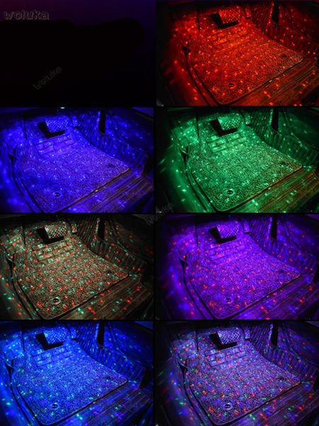 

car atmosphere lights usb car soles atmosphere lights led stars decorative colorful music voice control cd50 q04