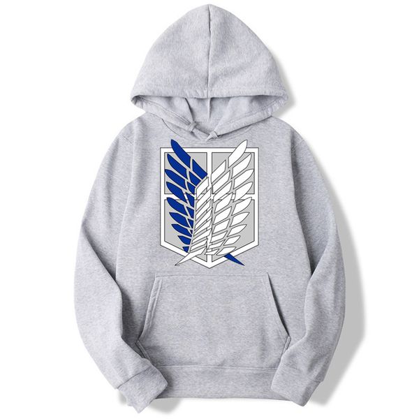 

attack on titan brand sweatshirt men hoodies moleton masculino japanese anime fashion mens men's tracksuits, Black