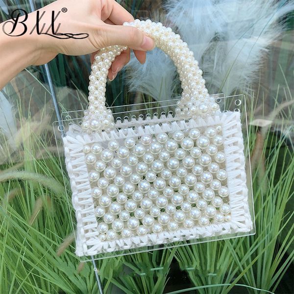 

bxx sac / 2019 мода роскошные женские сумки дизайнер акриловые ручной работы хлопок жемчужина плеча crossbody сумка 19k-a156