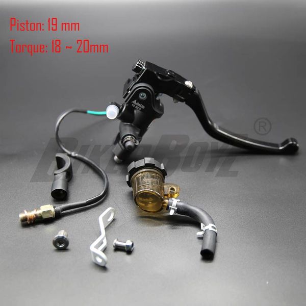 

универсальный мотоцикл 19rcs 19x18-20 сцепления аделин главный цилиндр гидравлический для 500cc-1500cc мотоцикл