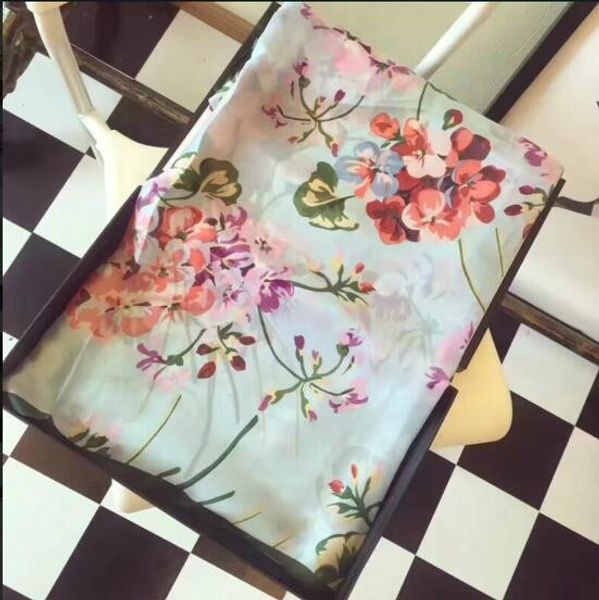 

high-quality high-end luxury designers silk scarf fashion lady spring and summer new printed scarf 2020 s3, Blue;gray
