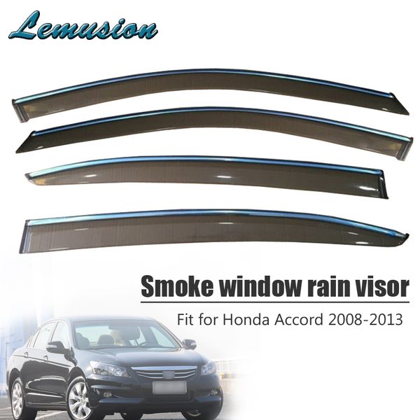 

4pcs smoke window rain visor for accord 2008 2009 2010 2011 2012 2013 vent sun deflectors guard accessories