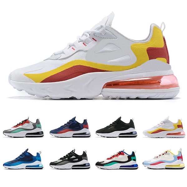 

fashion men react running shoes triple black optical bauhaus mens trainers sports sneakers jogging walking size 40-45