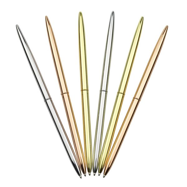 

30 pcs flat head rotating glossy ballpoint pen tip thickness 1.0mm office business student l promotional gifts stationery, Blue;orange