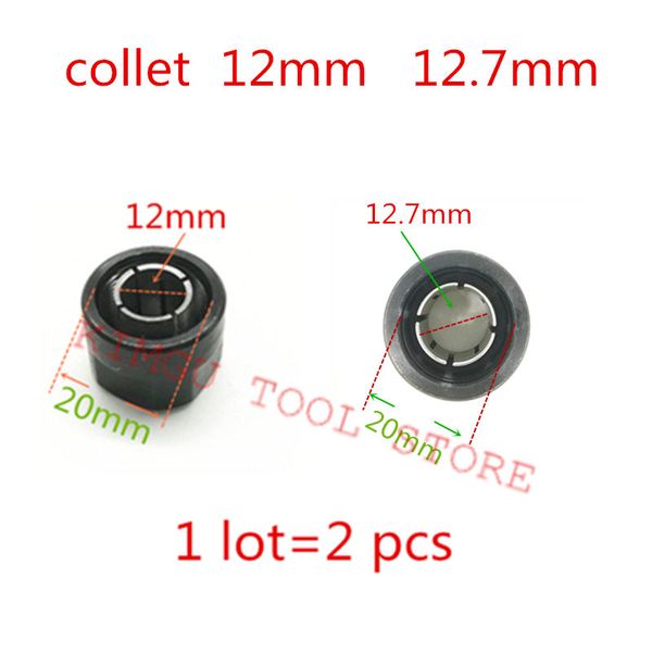 

collet cone nut chuck 12.7mm 1/2-inch 1/4-inch 323293 replace for hitachi 323421 m12ve m12vc m12v2 m12se m12sa2 km12vc router