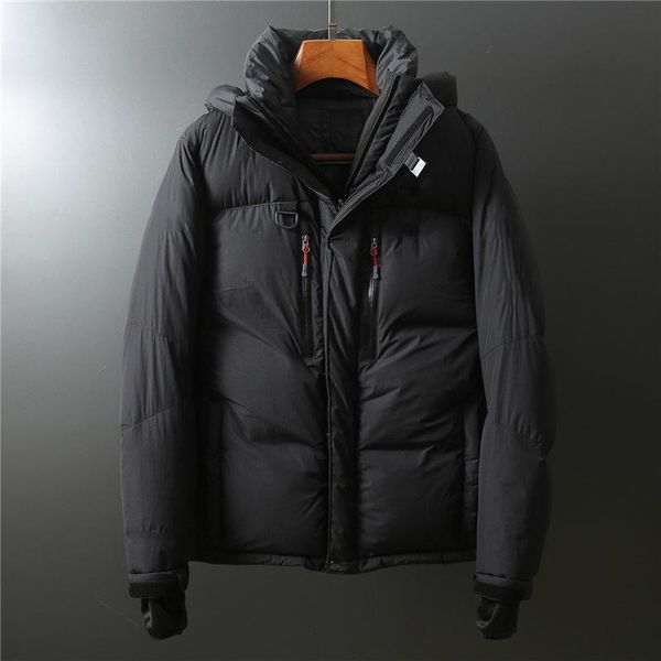 

2020 новый мода зимнее пальто мужские дизайнерские пальто личности мужские пуховые парки мужская верхняя одежда ww0526 бесплатная доставка, Black