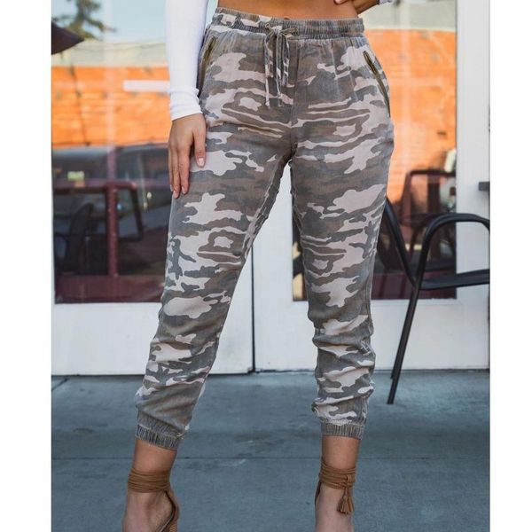 

оптовая продажа камуфляжных джинсов с высокой талией для женщин, Blue