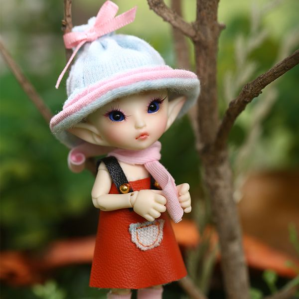 

бесплатная доставка fairyland fl realpuki roro кукла bjd 1/13 розовая улыбка эльфы игрушки подарок на день рождения t200428