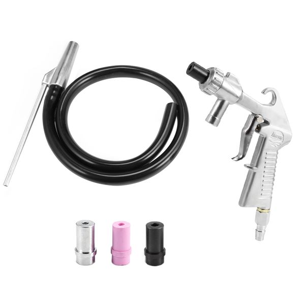 

5 types airbrush sandblaster sandblasting gun pneumatic air siphon feed nozzle spray gun abrasive sand blasting machine tool kit