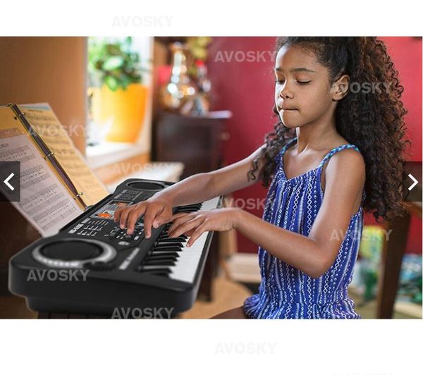 

for children 61 key multifunction digital electronic music keyboard electric piano with microphone gift wholesales