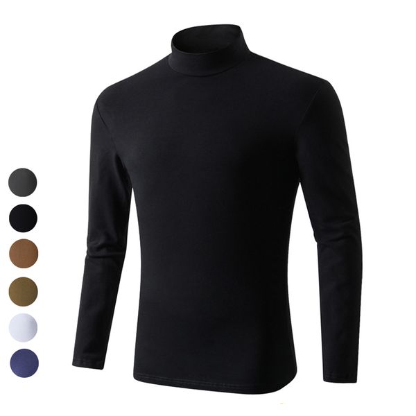 camiseta cuello alto hombre