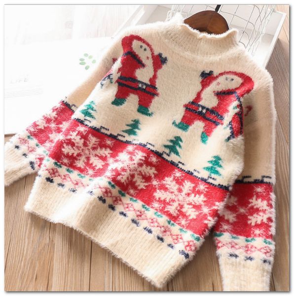 Christmas Kids Sweater Girls Santa Claus Xmas Tree Snow Knitted Pullover Children Long Sleeve Sweater Jumper Fall Winter Girls Clothes J1941 Free Christmas Kids Sweater Girls Santa Claus Xmas Tree Snow Knitted Pullover Children Long Sleeve Sweater Jumper Fall Winter Girls Clothes J1941 Free