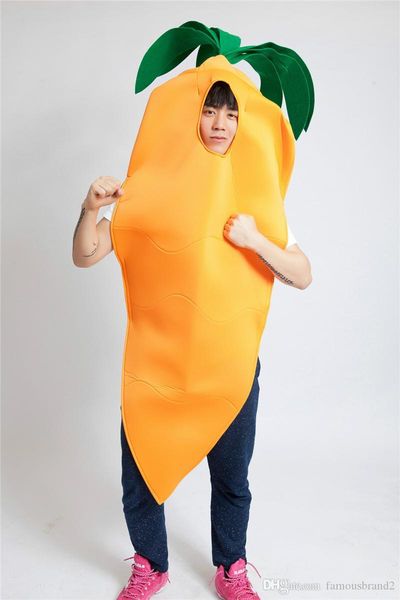 

halloween party cosplay carrot theme costume dress colorful printed sleeveless uniforms movie stars, Black;red