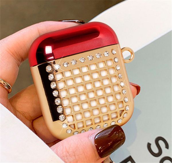 

luxury diamond shining bingbing airpods metal case for airpods cover for air pods airpods case with retail box