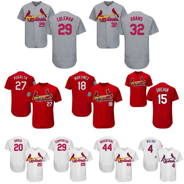 

46 paul goldschmidt st. louis cardinal 150th baseball jersey 1 ozzie smith 4 yadier molina 25 dexter fowler jerseys 100% stitched 2020, Black;white