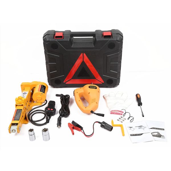 

12v автомобиль электрический гидровлический пол jack подъема набор инструмента гайковерт