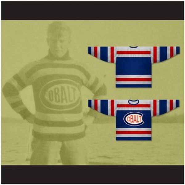 

Custom Men's XS-5XL Cobalt Silver Kings Hockey Jersey Stitch Sewn Any Number or Player Free Shipping