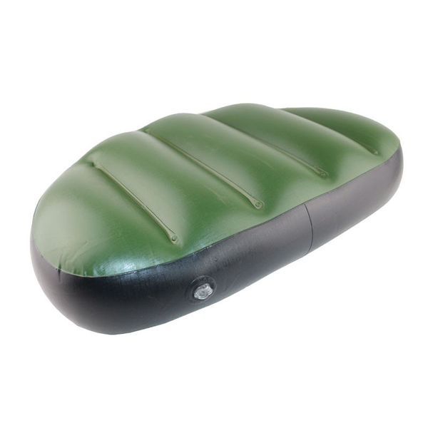 

15% green pvc inflatable seat air mat 46*32*10 cm waterproof inflatable boat fishing boat outdoor seat pillow a09011