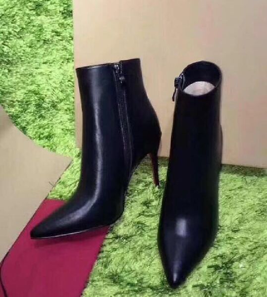 

оригинал] новые сексуальные женщины s высокие каблуки 100 мм сапоги зимой кожа париж дизайнер моды сапоги размер 35-41