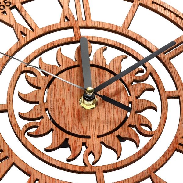 

vintage wooden wall clock shabby chic rustic kitchen home antique watches decor wall clocks