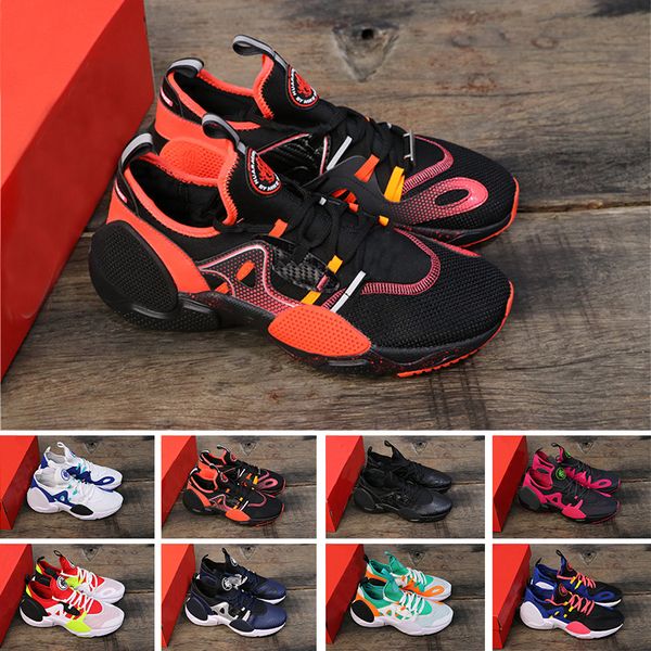 

2019 huarache 7 VII Edge TXT OG-Inspired Designer Sneakers For Mens Womens Trainers Air Running Shoes Cool Black Orange Red us5.5-us11