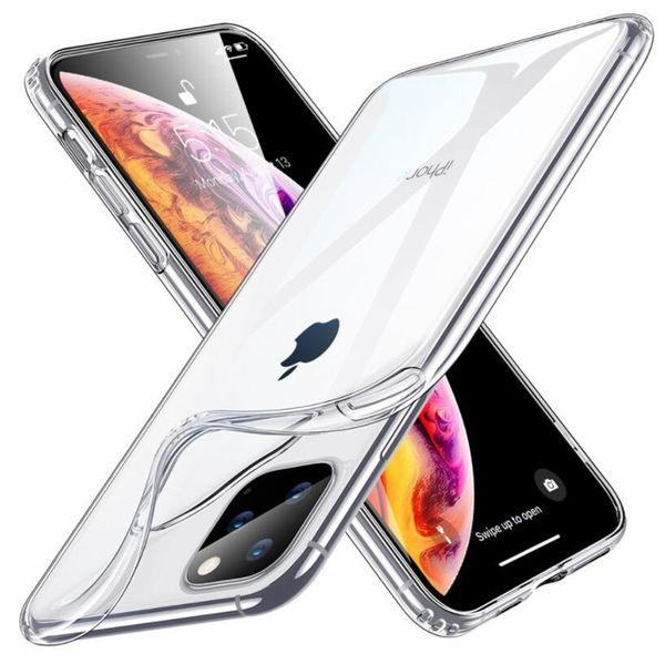

Прозрачный телефон чехол для iPhone 11 Pro Max Ultra Thin Clear Мягкий ТПУ чехол для iPhone XR X XS Max Sam