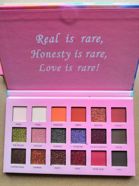 

2019 new brand makeup moji 18 color eye hadow palette himmer matte eye hadow make up palette natural eye co metic dhl