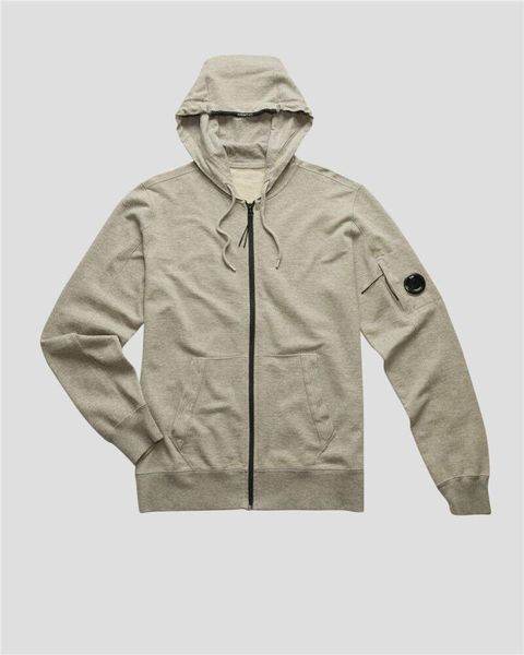 

2 colors cp company hoodies autumn winter men sweatshirts men pull over outdoor jacket size m-xxl, Black