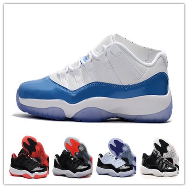 

wholesale 11 low bred concord ie cobalt low carolina georgetown navy gum basketball shoes mens sports shoes original box sneakers athletics