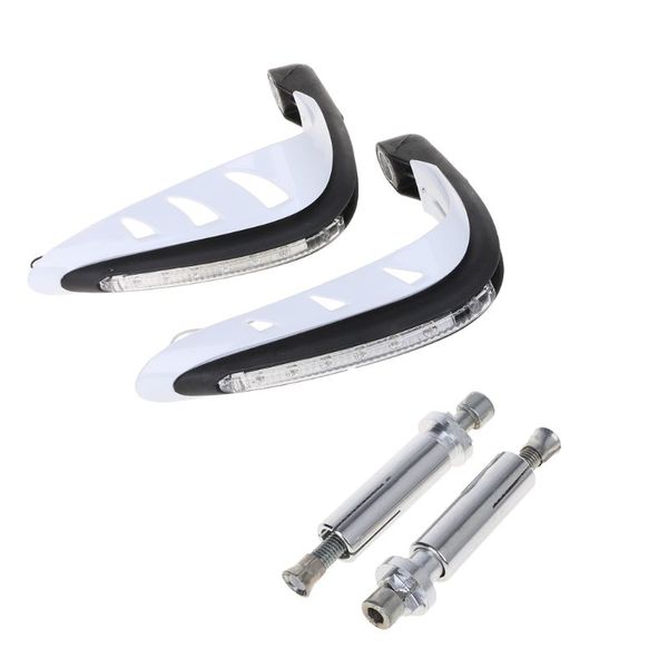 

1pair motorcycle handlebar hand protector with led light handguards led hand guard universal guards motor accessories a6he