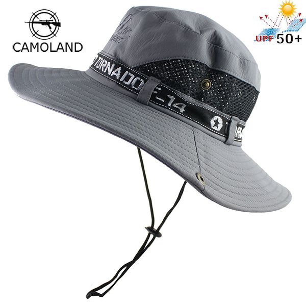 

upf50 + вс hat мужчины mesh bucket hat женщины летняя рыбалка туризм cap широкий брим uv защиты щитка дышащий пляж cap открытый