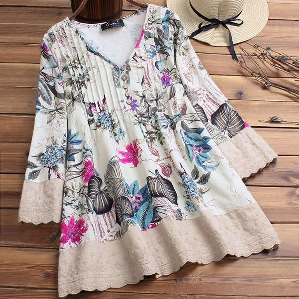 

women floral print buttons loose mini dress chinese style o neck casual dress femme blusas cotton linen vestidos, Black;gray