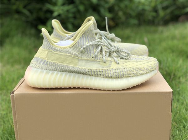 

2019 authentic 350s v2 antlia fv3250 athletic shoes kanye west synth lundmark reflective 3m black fu9161 glow athletic sneakers with box, White;red
