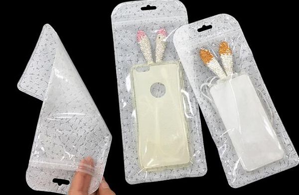 

qi size:12*28cm 100pcs/lot plastic zipper grind arenaceous white retail packaging bag cell phone case for phone 4.7"/5.5
