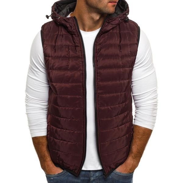 

men coat winter causal hooded down jacket winter solid men down jacket mens clothing 7 colors, Black